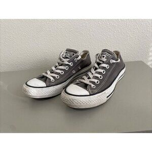 Converse All‎ Star Low Top Canvas Sneakers Casual Shoes Gray Sneakers Size 7